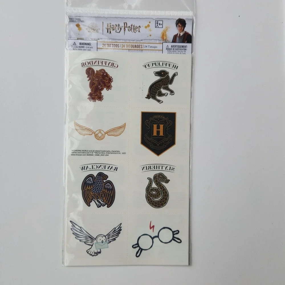 Harry Potter Party Lot Napkins & Tattoos Halloween Birthday Supplies Decorations